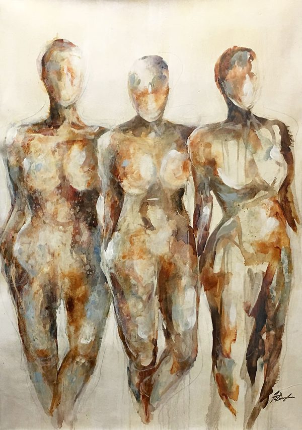 Les Femmes, 46×32 canvas