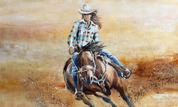 Rodeo Queen 2, 30×50 canvas