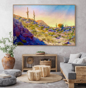 "Distant Desert" 60 x 40 Canvas