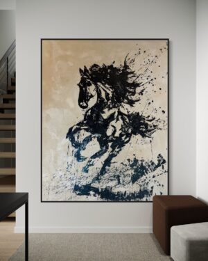 "Painted Mustang" 61 x 48 Canvas