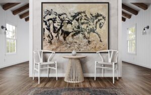 "Broncos" 64 x 48 Canvas