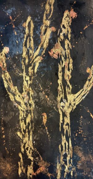 "Desert Night Out" 47 x 24.5 Canvas