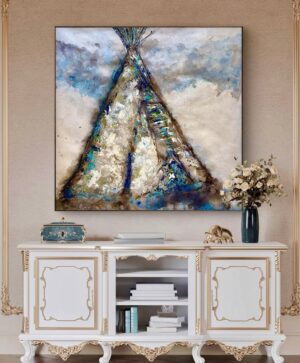 "NightFall" 48 x 48 Canvas