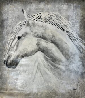 "Dapple Grey" 46 x 40 Canvas