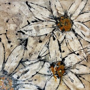 "Sun Daisies" 41 x 41 Canvas