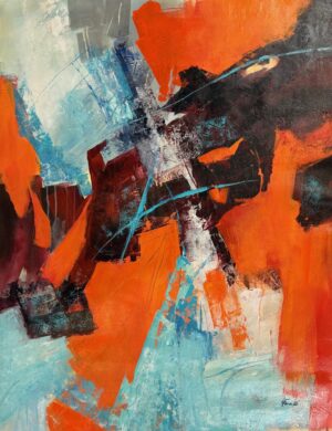 "Juxtaposed" 50.5 x 39.5 Canvas