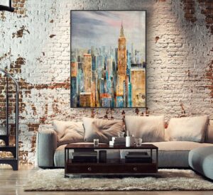 "Metropolis" 50 x 40 Canvas