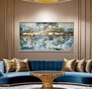 "Bronze Horizon" 66 x 36 Canvas