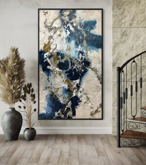 "Blue Lagoon" 78 x 46 Canvas