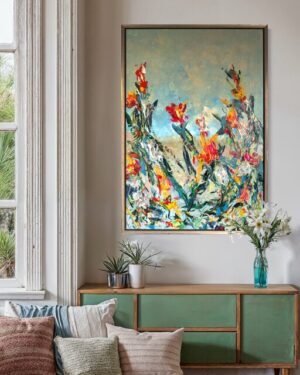 "Through the Garden" 50.5 x 36 Canvas