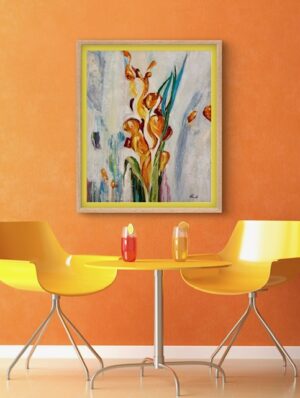 "Garden Party l" 34 x 28 Canvas