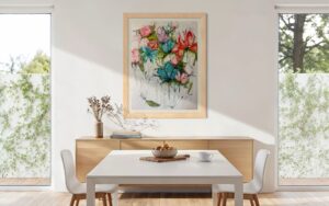 "Flower Connection" 47 x 35