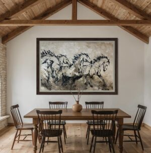 "Wild Horses" 45 x 67 Canvas