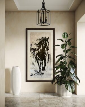 "Ink" 30 x 64 Canvas
